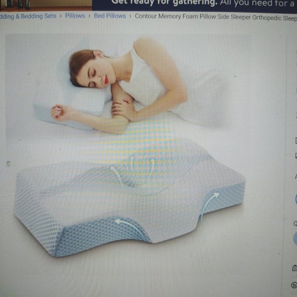 Contour memory foam pillow - Picture 1 of 10